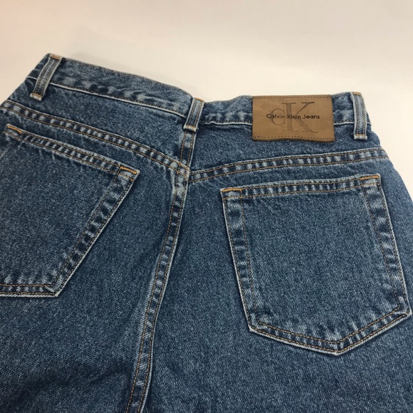 Calvin Klein Double Stone Wash Classic High Rise Y2K Jeans - Picture 8 of 15